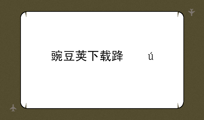 豌豆荚下载路径