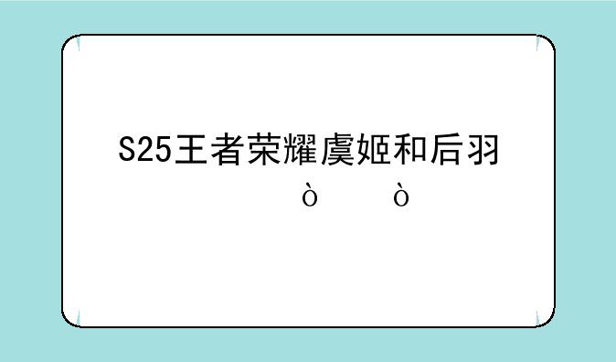 S25王者荣耀虞姬和后羿谁强？